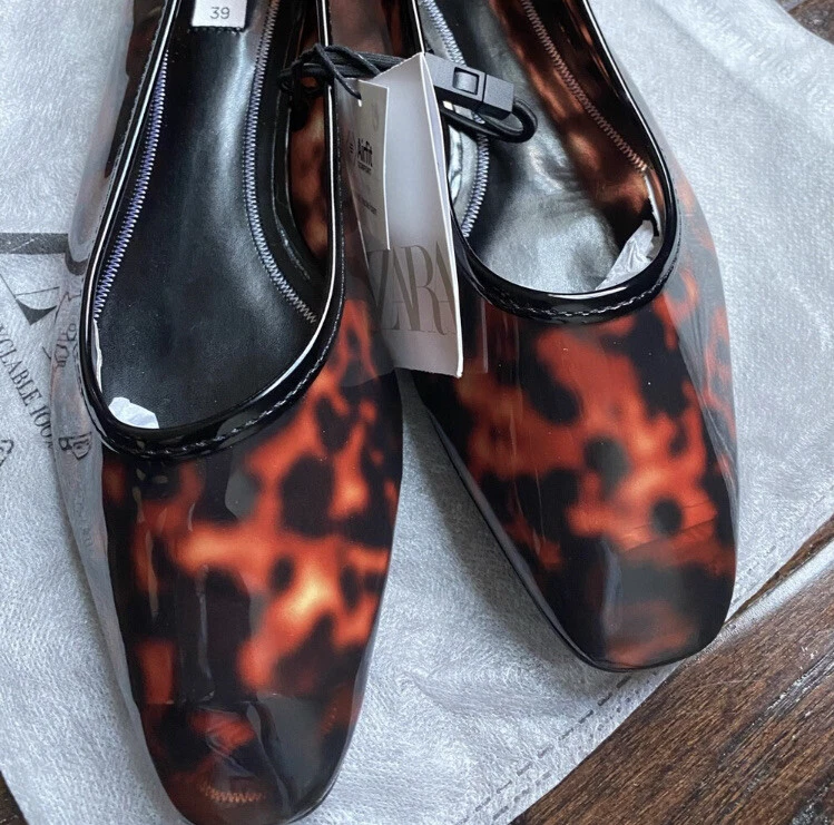 Zara tortoiseshell hotsell shoes
