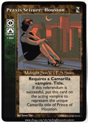 Praxis Seizure: Houston Keepers of Tradition V:TES VTES Vampire CCG