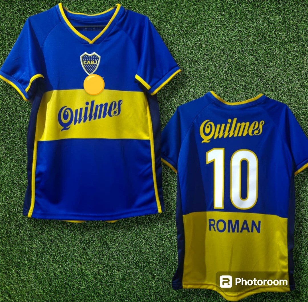 Camiseta Retro 2001 Román Camiseta Pre Match 2024 Boca
