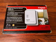 New Legrand / OnQ DA2300V1 Single Port Powerline Network Adaper Kit (2 Adapters)