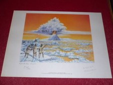 [JULES VERNE] SUPERBE GRAVURE DEDICACEE SIGNEE MARCEL UDERZO 1994