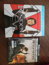 The Resident Evil Collection blu ray  and Resident Evil: The Final Chapter