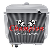3 Row Aluminum Champion Radiator For 1954 Mercury Monterey V8 Engine Cc54b 3 Row Aluminum Champion Radiator For 1954 Mercury Monterey V8 Engine Cc54b