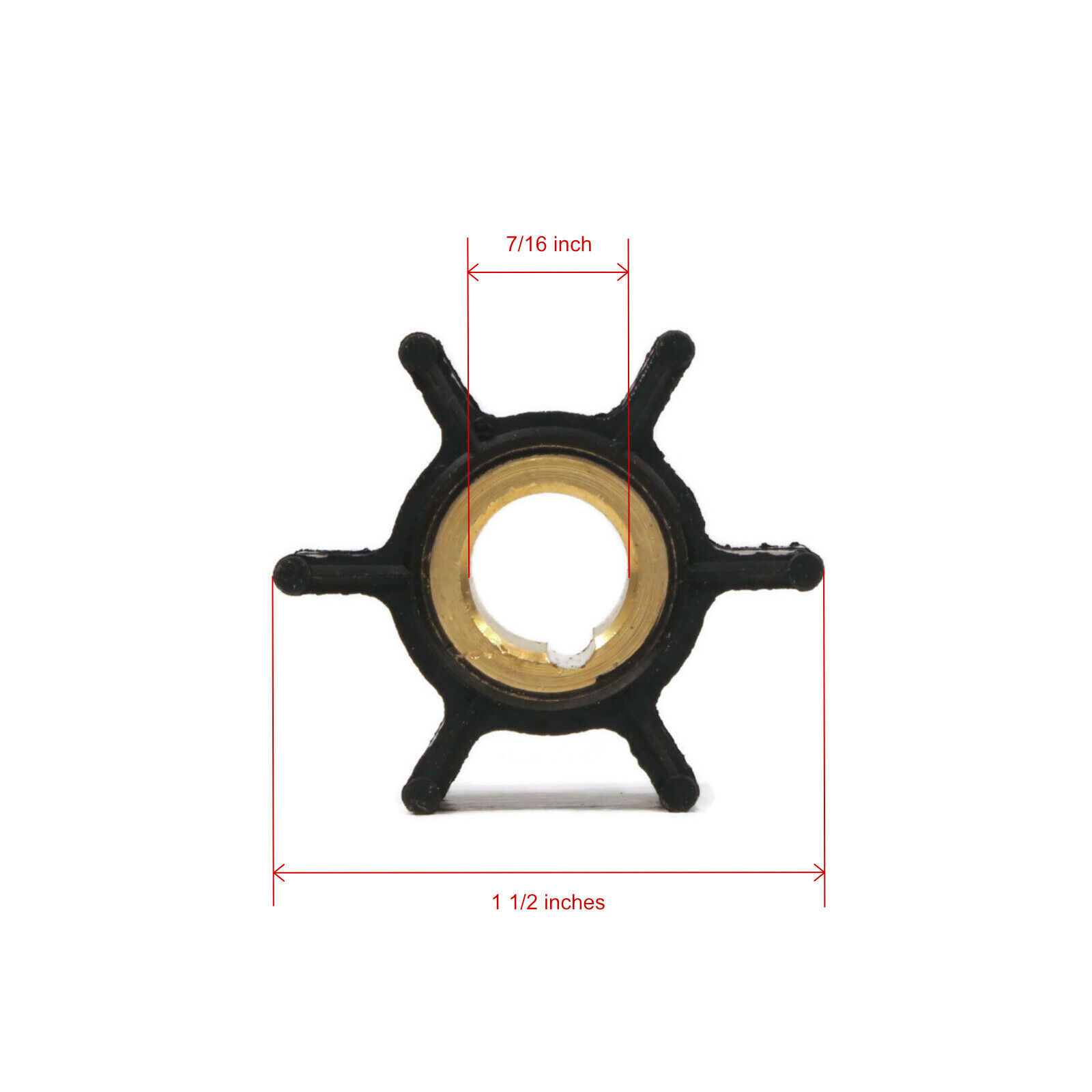 Candy Marine Water Pump Rebuild Kit With Housing For Johnson Evinrude 4, 4.5, 6, 8 HP Outboards