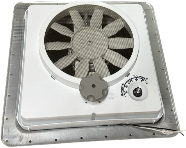 RV Power Roof Vent 74112V2AC NO Garnish Included 16.5 X 16.5 Camper