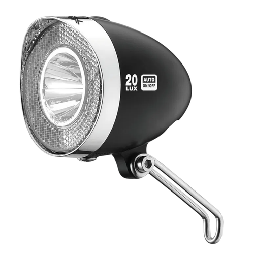 Bike/Cycle Light Front Light Bicycle Lamp Headlight LED Battery Reflector 20 Lux - Picture 3 of 3
