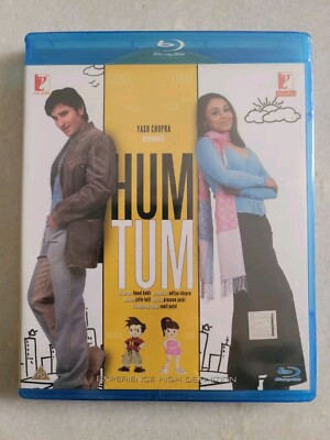 HUM TUM Blu-ray NEW SEALED Hindi Bollywood Indian Rani Mukherjee Saif Ali Khan