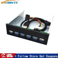 19Pin to USB 3.0 Hub Connector 4Ports USB3.0 PC Front Panel Bracket