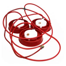 4003 - Three 9" Automatic Poultry Chickens Watering Drinkers System MADE IN USA