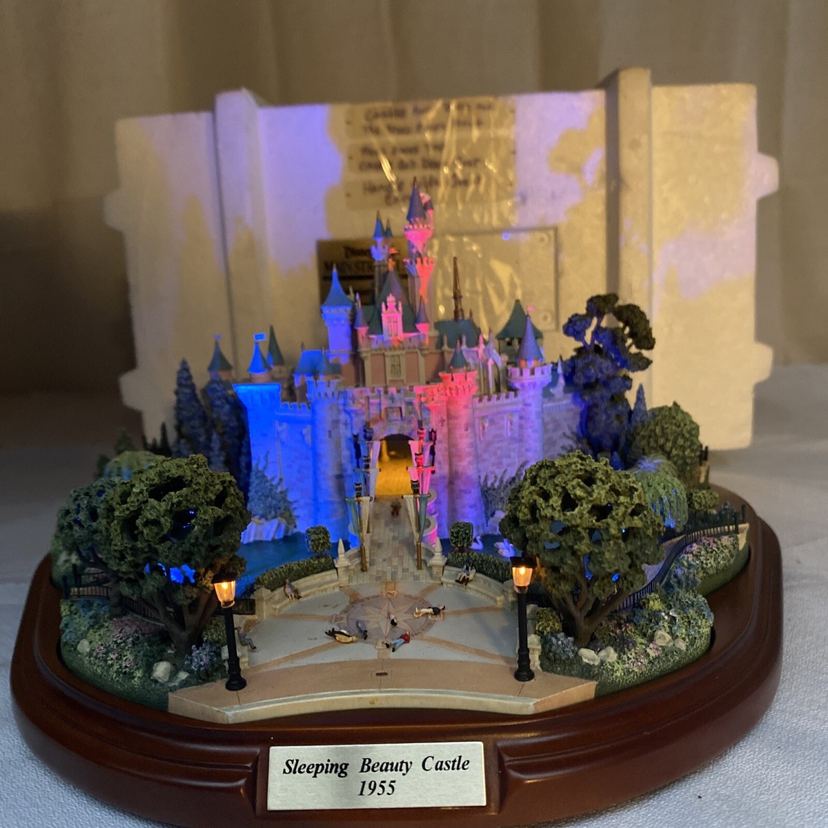Olszewski Disneyland Main Street USA Sleeping Beauty Castle SIGNED