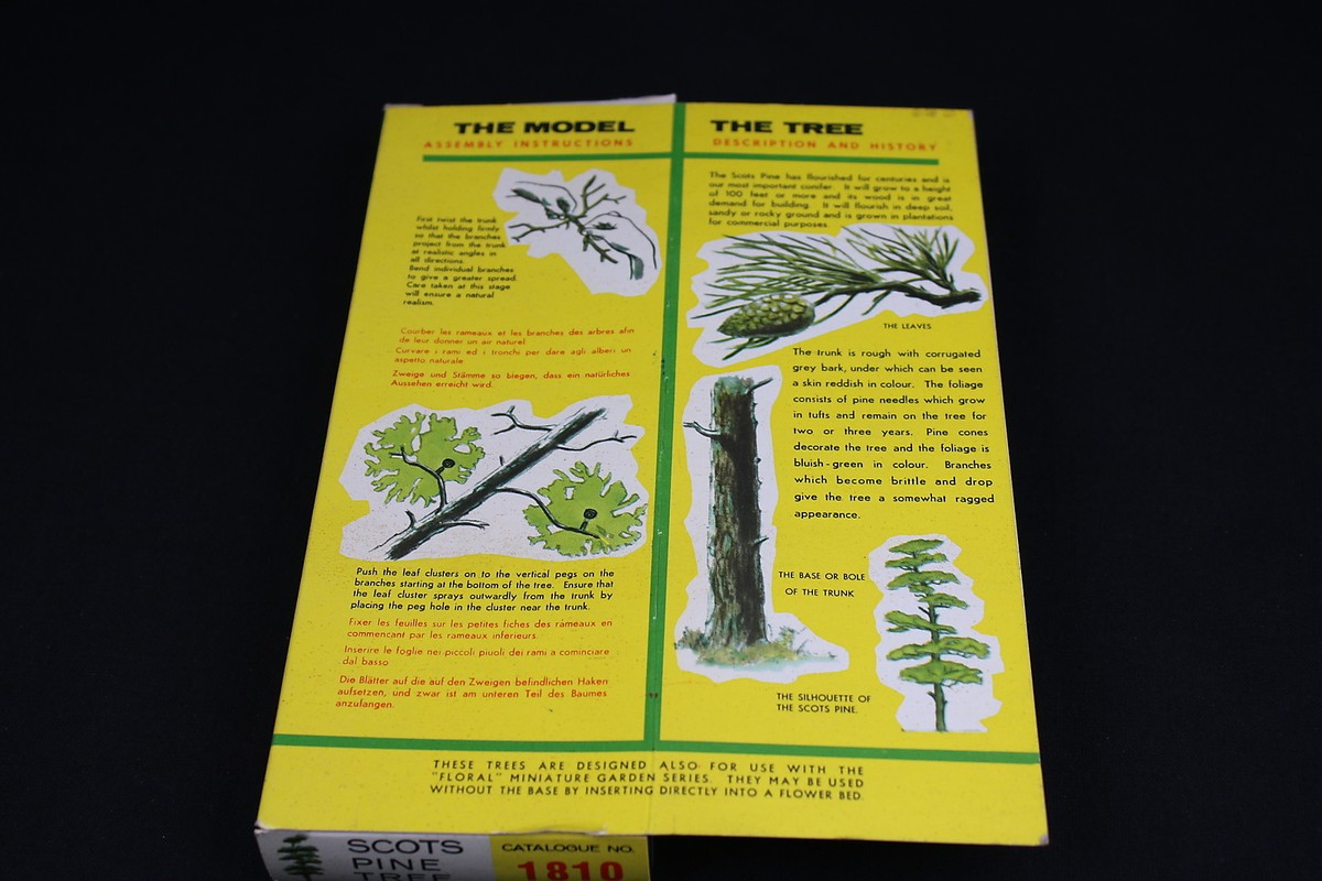 Arbre Modèle Britains 1810 Pin Parasol Ho/Oo Pour Train Miniature - Neuf