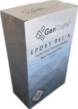 GenCrafts 32 oz Epoxy Resin Kit Crystal Clear Premium Quality Non-Toxic (Sealed)