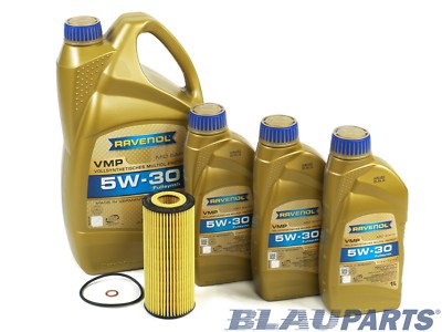 Motor Oil Change Kit - Compatible with 2009-11 BMW 335d - 3.0L Diesel - 5w30