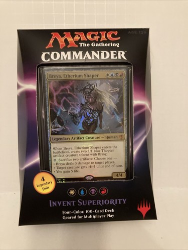 Magic the Gathering MTG Commander 2016 Deck Invent Superiority Sealed New