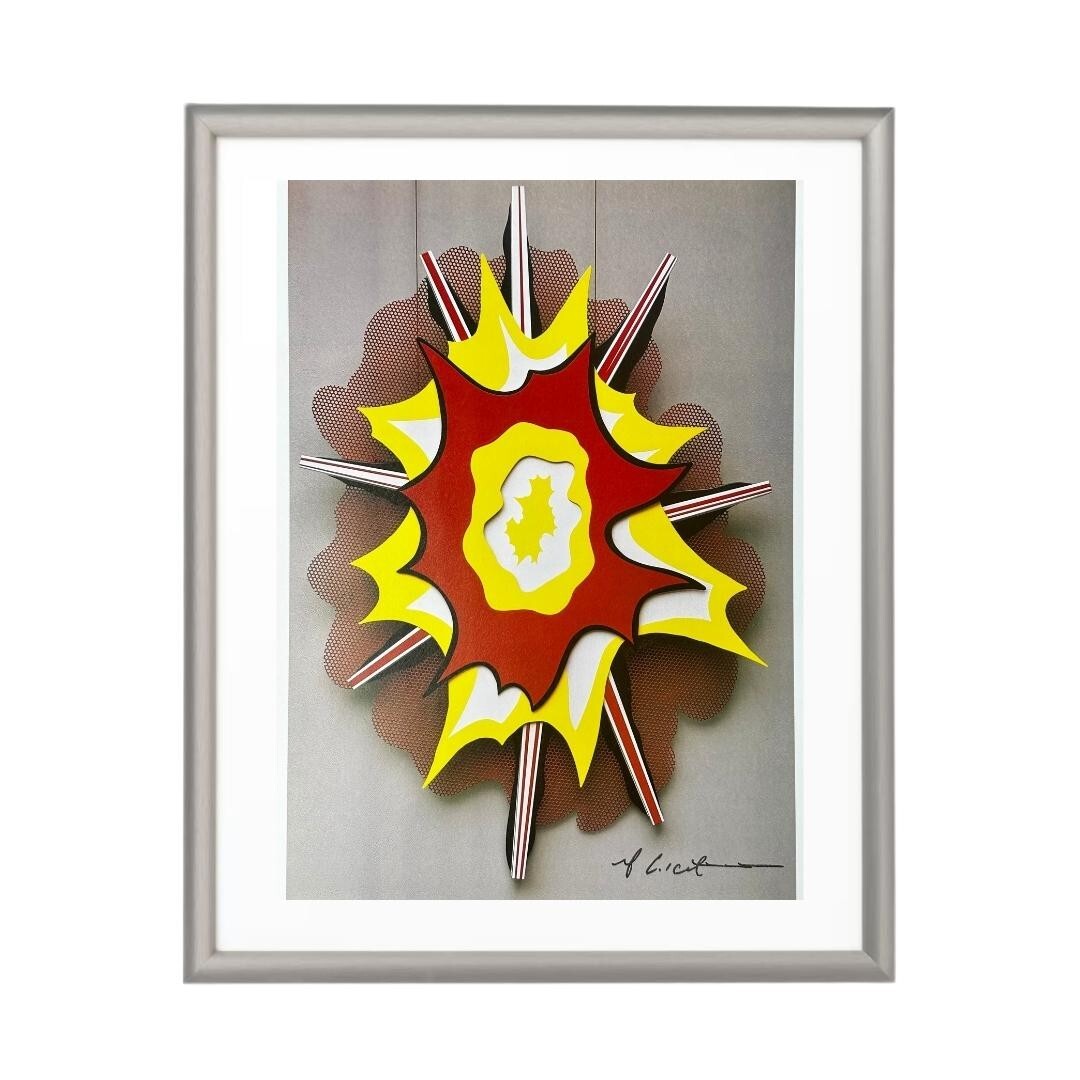 Roy Lichtenstein Signed Print - Explosion N.1, 1965, Limited