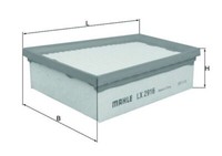 Knecht LX2916 Luftfilter FüR Fluence Scenic Megane 2.0 09.03- Renault