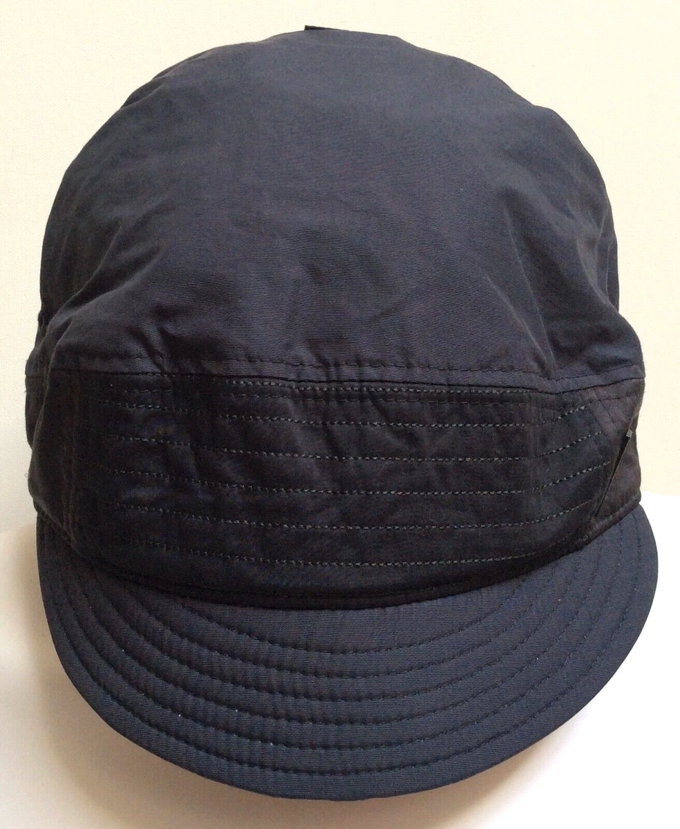 Eugenia Kim Navy Blue Woven Mia Cap Hat M NWT $290 Pleated Buckle Newsboy GENIE MELISSA Eugenia Kim NWT $140 size M gray wool newsboy  main image 4