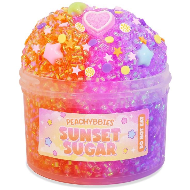 PEACHYBBIES SLIME NEW Sugar Sunset! Hard To Find!