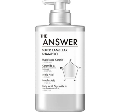 Kao The Answer Super Lamellar Shampoo 400ml Ceramide Keratin Hair Repair Japan