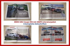 BMW 335i Coupe E92 mit 306PS Literaturpaket - 6 komplette Zeitschriften