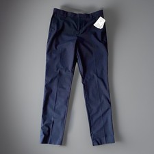 Mens H&M Slim Fit 32R Navy Blue Dress Suit Pants - Out of Stock on Website