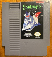 Shadowgate (Nintendo NES) Cartridge in Sleeve w/Hint Book - Tested