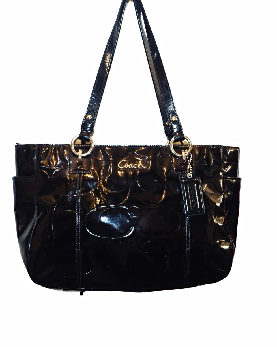 COACH patent leather　toteBag Turn Lock Coach Patent Leather Tote Bags for Women for sale | eBay