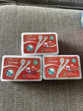3 Packs Mini Brushes-Disposable Toothbrushes with Cleaning Beads Mint Toothpaste