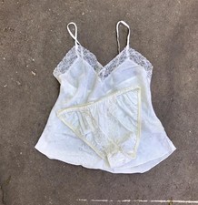 Victoria's Secret 1980s gold label camisole and panty set Size M
