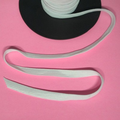 Soft White Knit elastic 3/8'' for Activewear, Clothing, Crafts - assot. lengths