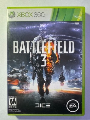 Battlefield 3 BF3 - Xbox 360 / Minimally Used / Original Case With All Manuals