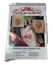 Vanessa-Ann Cross Stitch Kit For Mrs. Claus Holiday Sweatshirt Brand New Sealed