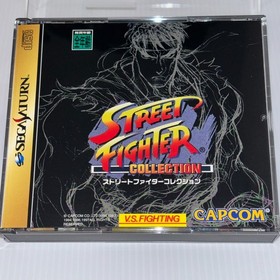 Street Fighter Collection T-1223G SEGA SATURN Japanese CIB  reg spine card