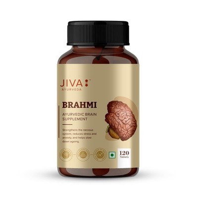 Jiva Brahmi Tablets Memory Stress Relief 120 Tabs