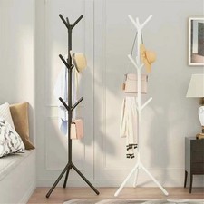 Coat Rack Stand Free Standing Tree Clothes Hanger Hat Coat Rack 8 Hooks