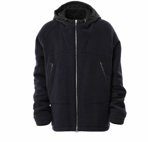 Marni Navy Hooded Parka With Quilted Lining - product listing photo