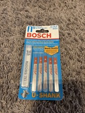 Bosch U118B 2 3/4  14TPI Metal Smooth U-Shank Jigsaw Blade Swiss 5 Blades