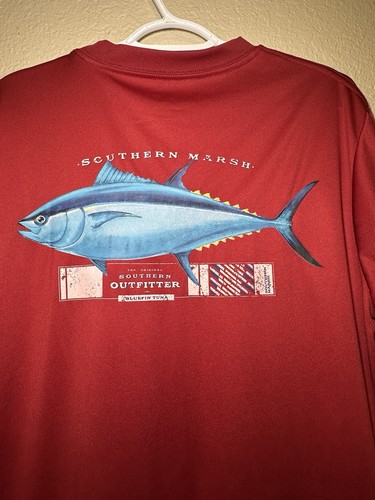 Southern Marsh: Tee, Slate Size Youth Medium Red - Picture 5 of 12