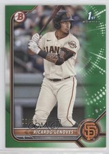 2022 Bowman Prospects Green Border 8/99 Ricardo Genoves #BP-60 0f72