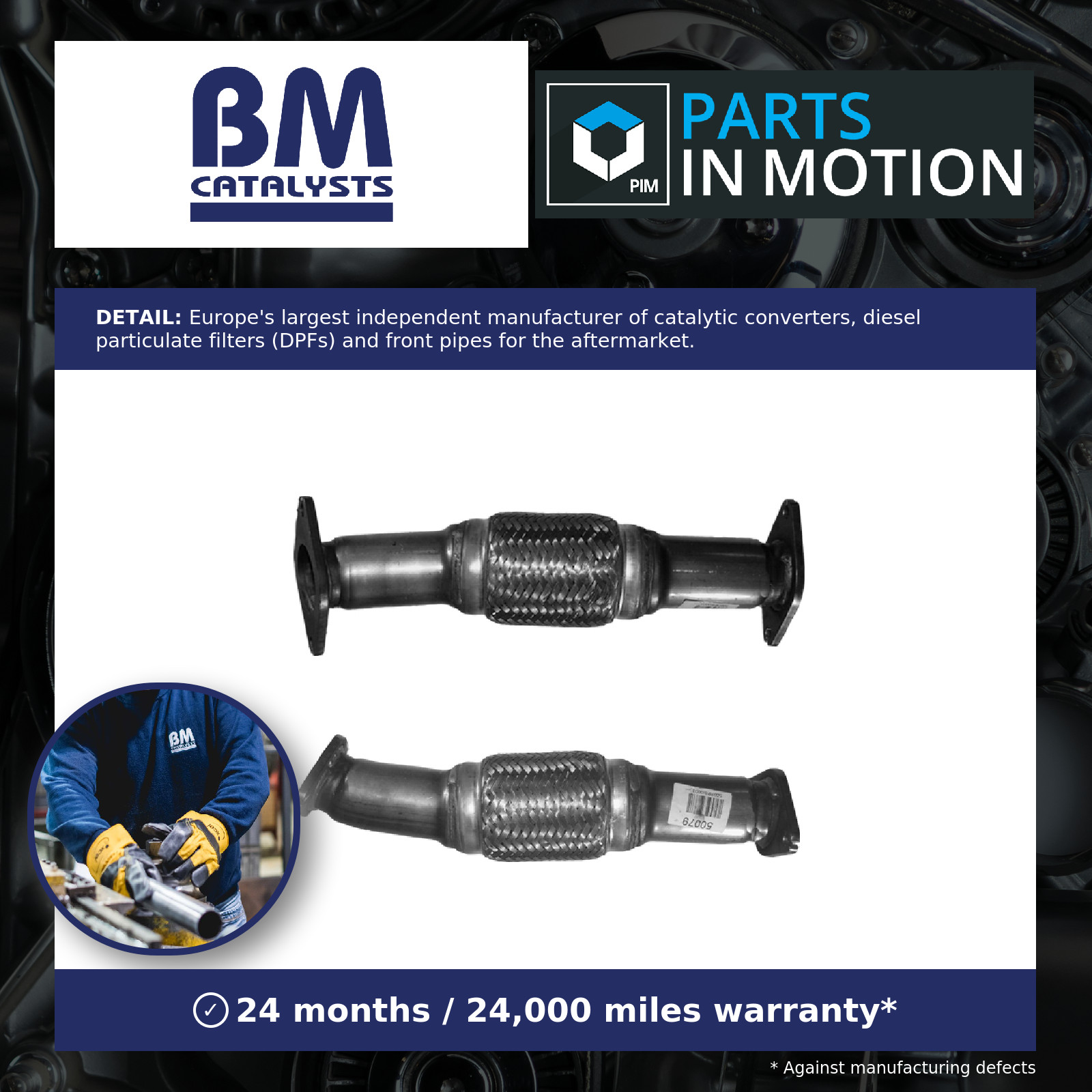 BM Catalysts BM50079 Exhaust Pipe Fits Ford - Image 11
