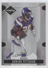 2008 Leaf Limited Spotlight Silver /99 Adrian Peterson #57 h8k