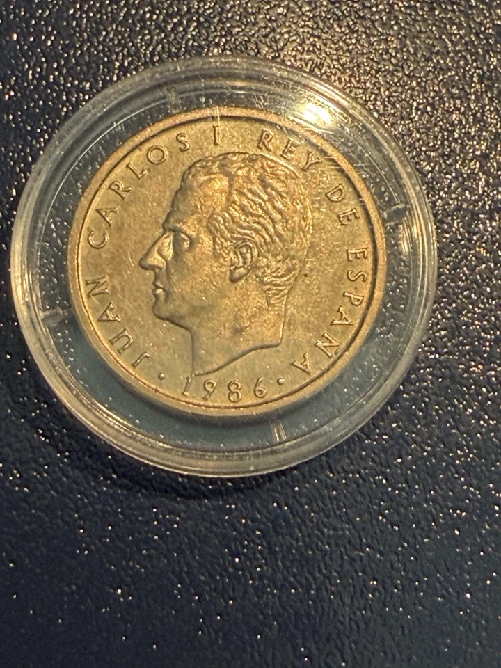 Spanien 100 Pesetas 1986, In Münzkapsel - Bild 1 von 2