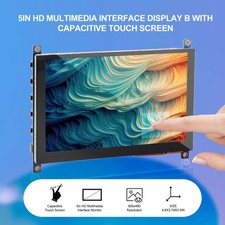 5in Touchscreen Monitor For For 800x480 HD Multimedia Interf
