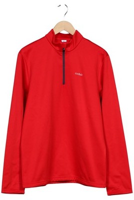Odlo Sweater Herren Sweatpullover Sweatjacke Sweatshirt Gr. XL Rot #f2h1243