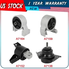 4PCS Engine Motor Mount KIT FOR 06-11 Kia Rio/Rio5 1.6L, Auto Transmission A7164