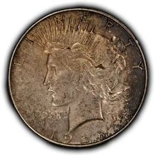 1928-S $1 Silver Peace Dollar - AU Semi Key Date - SKU-D7282