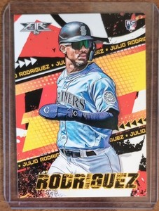 Julio Rodriguez 2022 Topps Fire #107 Rookie Card RC Seattle Mariners