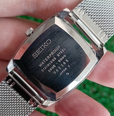 RARE VINTAGE SEIKO LM 5605-5000 ORIGINAL DIAL AUTOMATIC 25 JEWELS