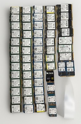 Lot of 60 Mixed SK Hynix BC711 256GB NVMe SSD M.2 PCIe Gen3x4 HFM256GD3GX013N