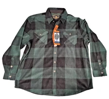 Freedom Foundry Flannel Shirt XXL Green Plaid